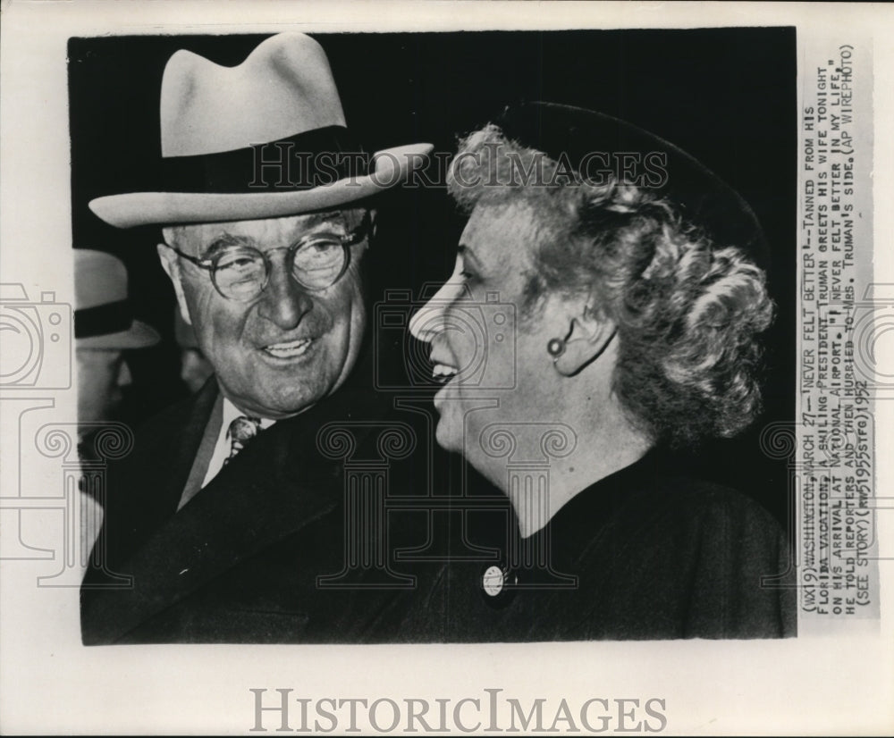 1952 Tanned from Pres. Truman - Historic Images