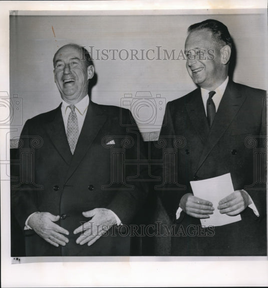 1961 Press Photo New United States Ambassador to UN, Adlai Stevenson - Historic Images