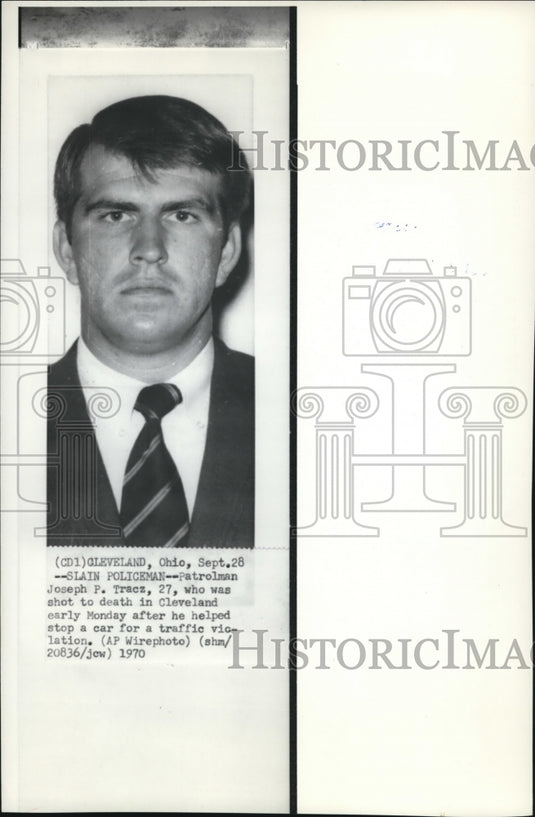 1970 Press Photo Joseph Trace Shot to Death in Cleveland - Historic Images