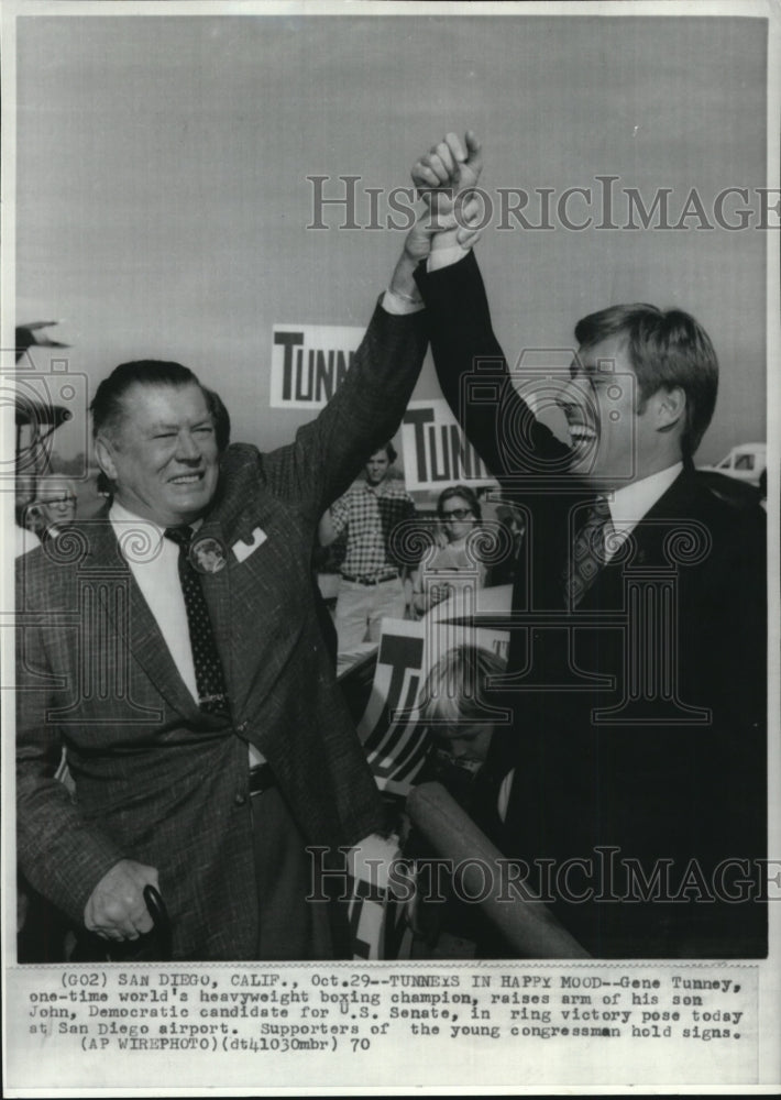 1970 Wire Photo Tunneys in Happy Mood - cvw07598 - Historic Images