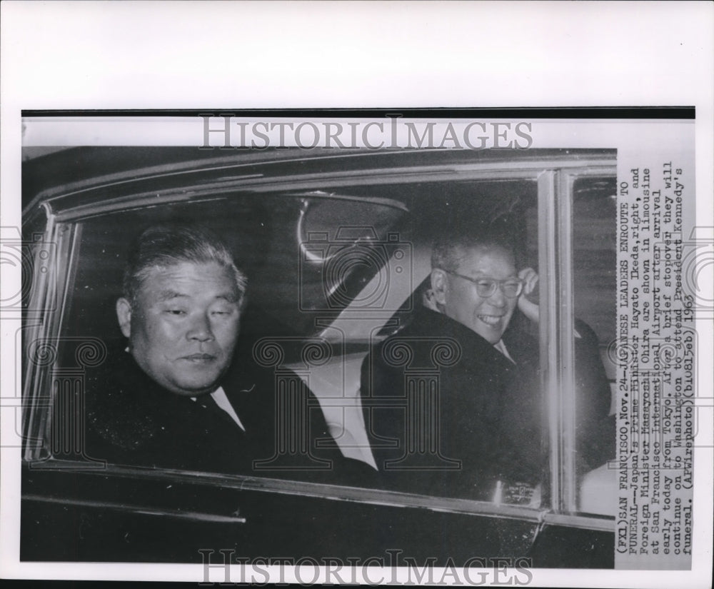 1963 Press Photo The Visiting Dignitaries for Pres.John F. Kennedy&#39;s Funeral - Historic Images