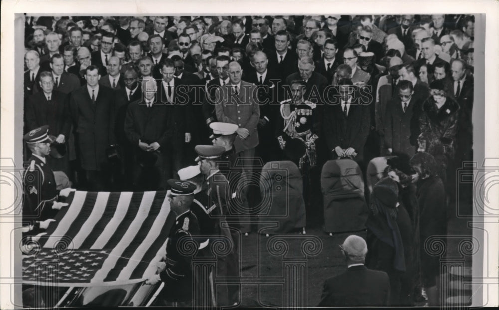 1964 The world&#39;s leaders at the John Kenndey&#39;s memorial rites - Historic Images