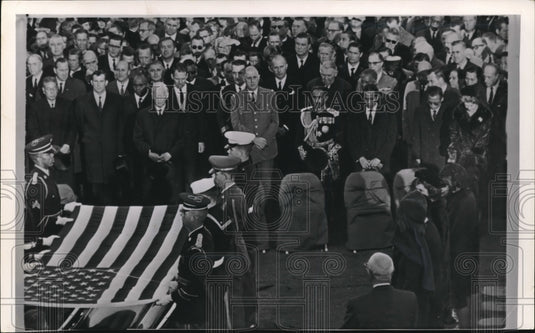 1964 The world's leaders at the John Kenndey's memorial rites - Historic Images