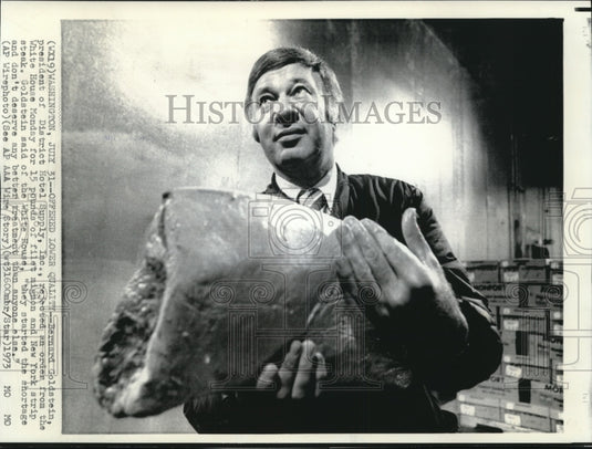 1973 Press Photo Bernard Goldstein rejected an order from White House - Historic Images