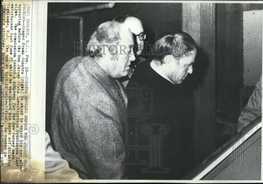 1970 Press Photo Singer Frank Sinatra appears before New Jersey crime probers - Historic Images