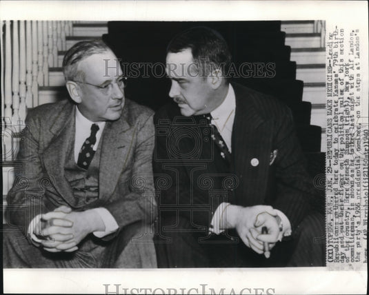 1940 Press Photo Leading Republican presidential nominee Alf Landon - Historic Images