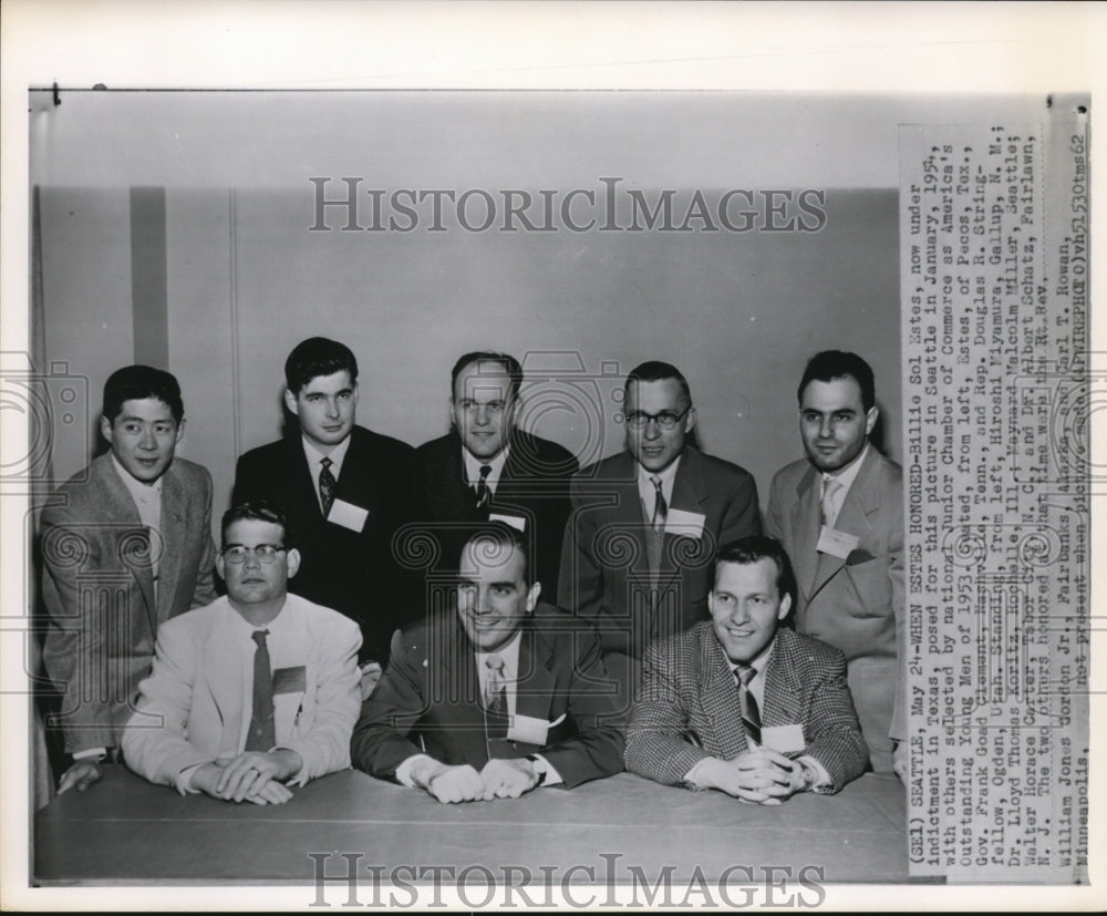 1962 Press Photo Billie Sol Estes-America&#39;s Outstanding Young Men of 1953 - Historic Images