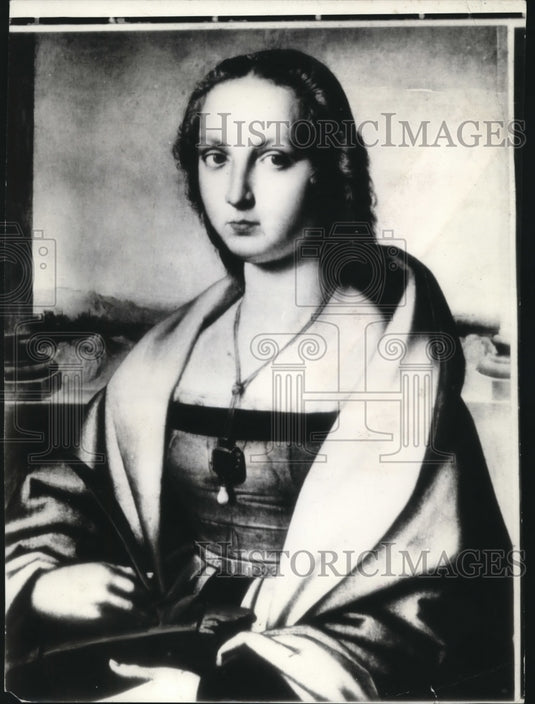 1937 Press Photo Rare masterpiece of the painter Raphael restored - Historic Images