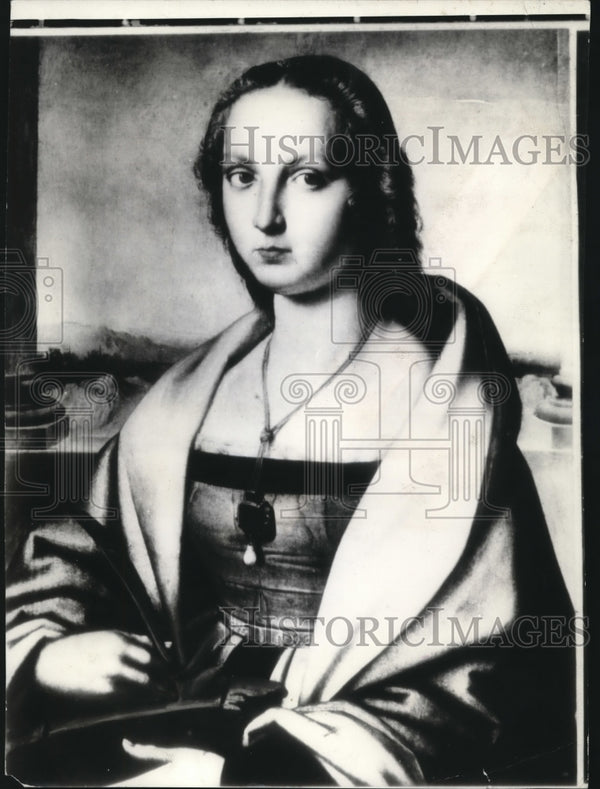 1937 Press Photo Rare masterpiece of the painter Raphael restored ...