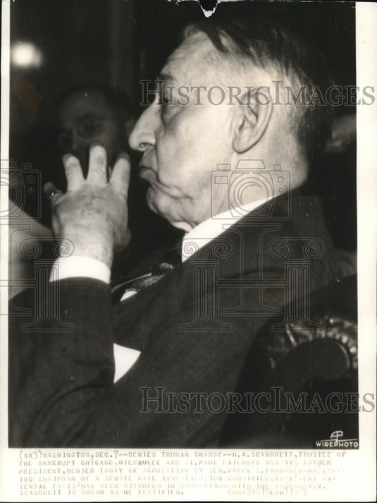 1917 Press Photo Scandrett denies Truman charge about material bankcruptcy - Historic Images