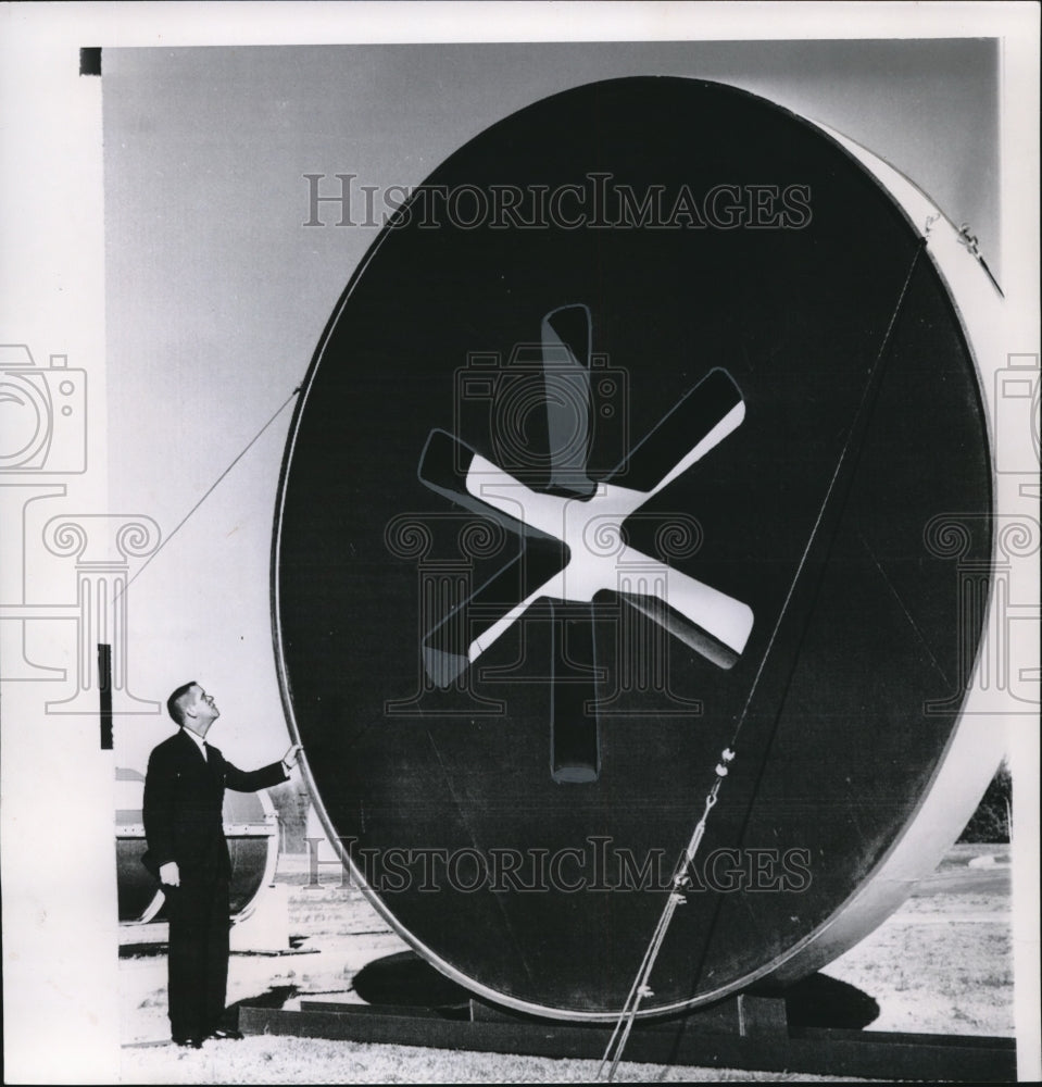 1961 Press Photo The Solid Propellant Rocket Motor Historic Images 1961 press photo the solid propellant rocket motor historic images