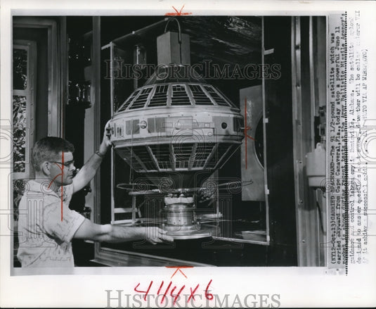 1959 Press Photo The U.S. Explorer from cape Canaveral - Historic Images