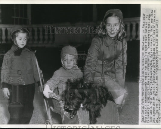 1940 Press Photo The President's Grandchildren Posed for this Picture - Historic Images