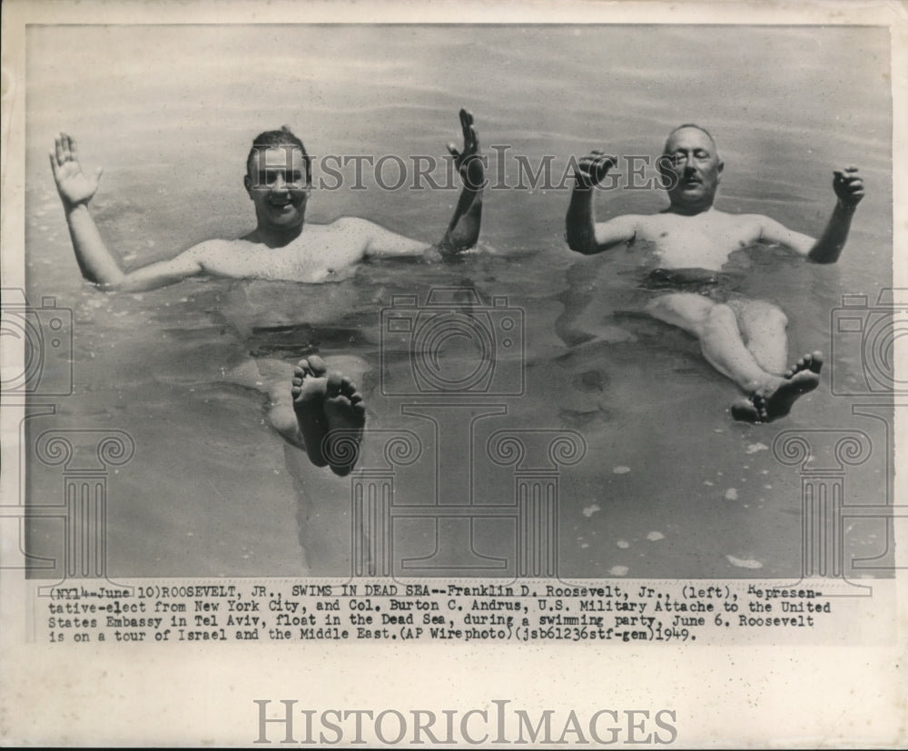 1949 Press Photo Franklin D. Roosevelt Jr., representative-elect from New York - Historic Images