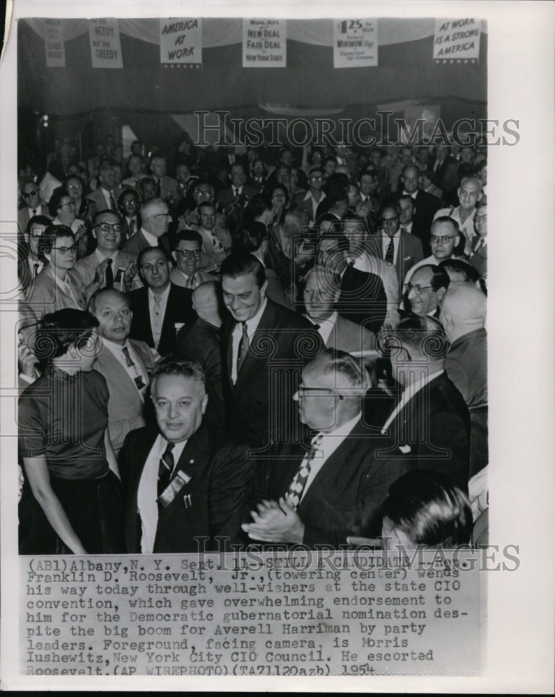 1954 Press Photo Rep. Franklin D. Roosevelt Jr. - Historic Images