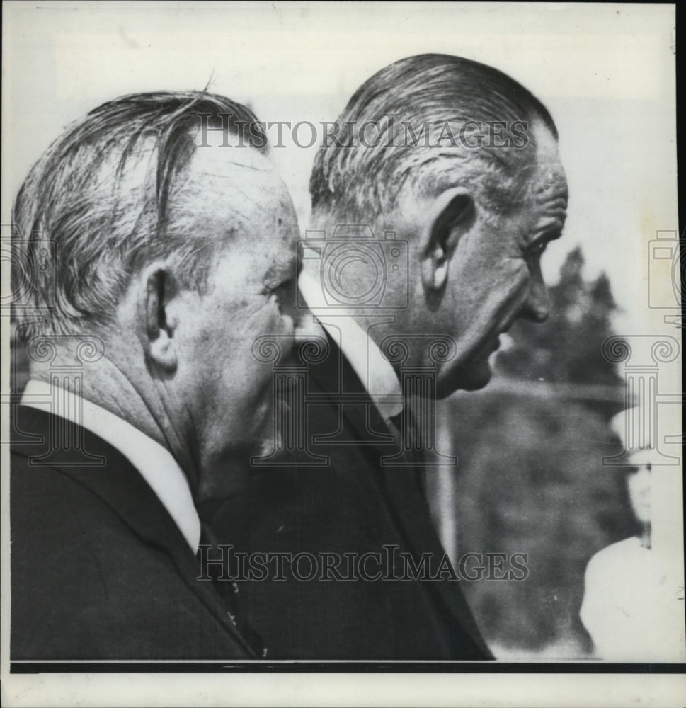 1966 Press Photo Prime Minister of Canada Lester Pearson - Historic Images