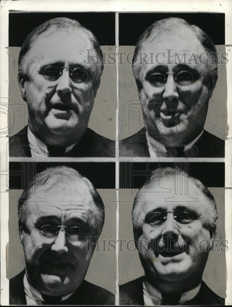 1936 Press Photo Pres. Roosevelt - Historic Images