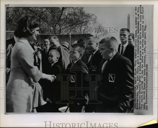 1962 Press Photo Curtis Homme, member of the Breckenridge, Tex., Boys Choir - Historic Images