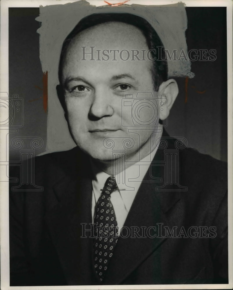 1956 Press Photo Dean Rusk, Pres Rockefeller Foundation &amp; General Education Bd - Historic Images