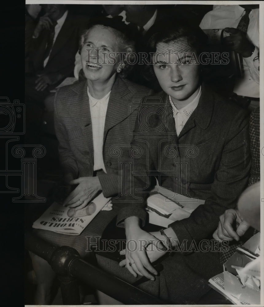 1954 Mrs. Walter Toohy and Miss Ruth Eisenhower - Historic Images