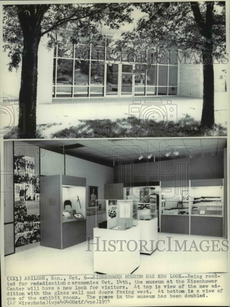 1971 Wire Photo Museum at Eisenhower Center, new look for visitors - cvw12571 - Historic Images