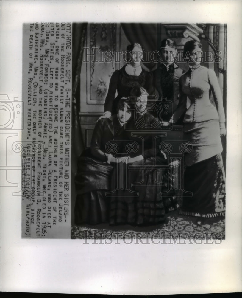 1941 Press Photo Out of the Roosevelt family album came this picture of the - Historic Images