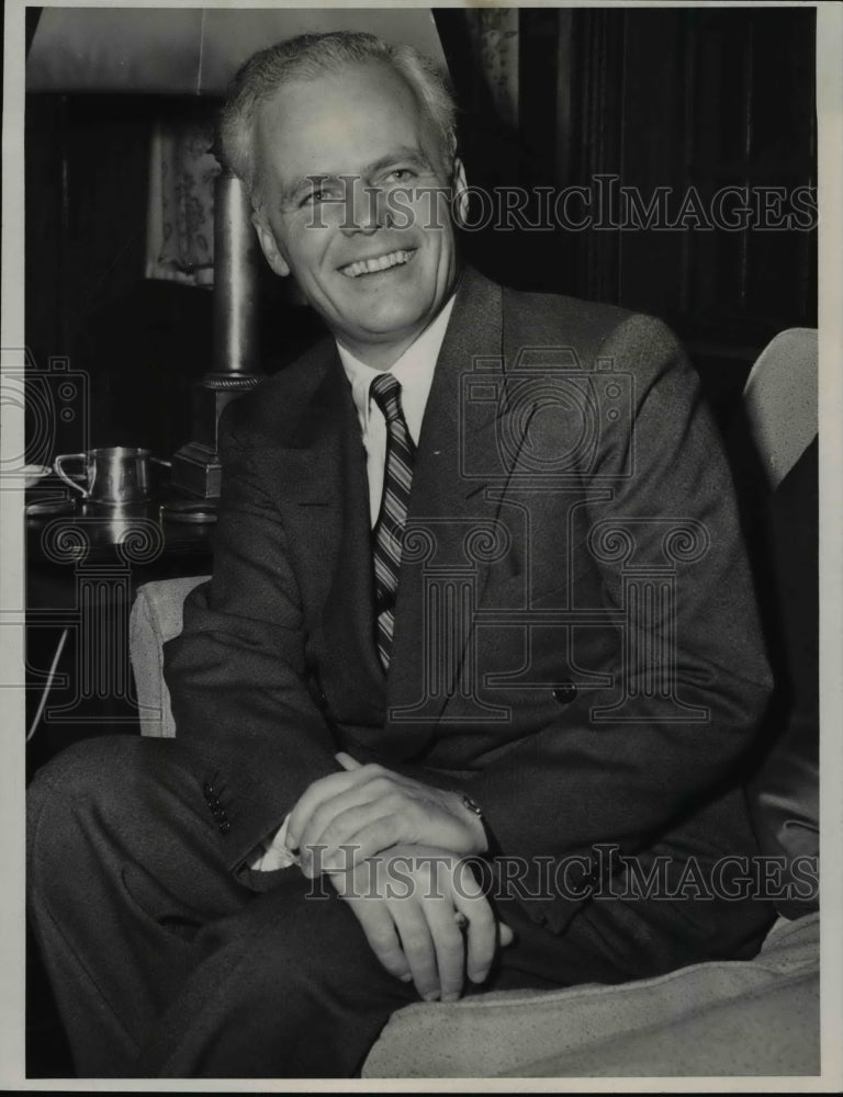 1952 Wire Photo The newly appointed Asst. Secretary Treasurer H. Chapman Rose - Historic Images