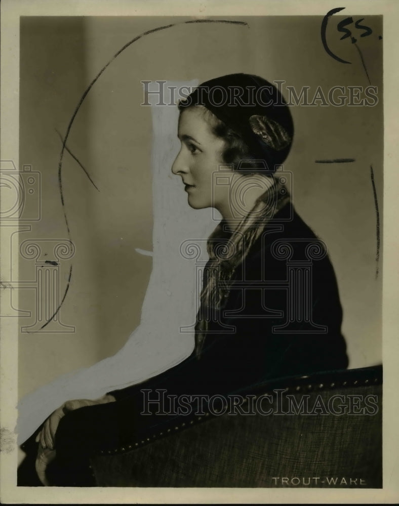1932 Press Photo Mrs. Rose "The Miss Katherine Cast" - Historic Images
