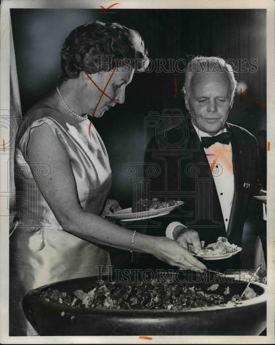 1969 Wire Photo Mr. & Mrs. H. Chapman Rose - cvw12806 - Historic Images