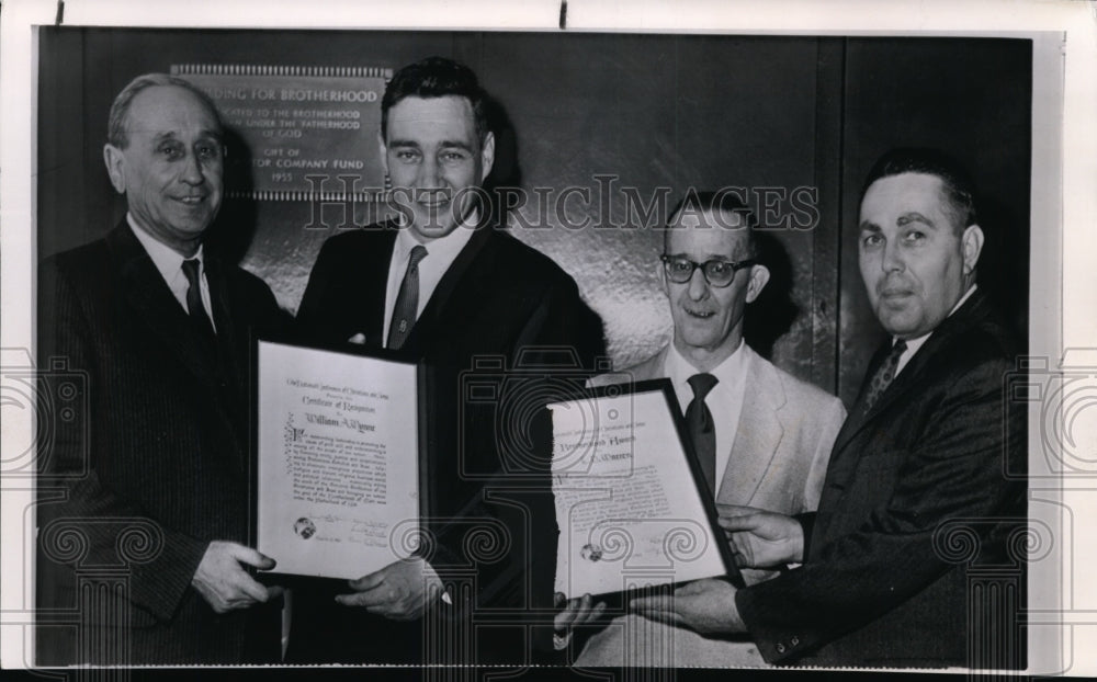 1962 Press Photo 1962 Brotherhood Awardees of the National Conference, New York - Historic Images