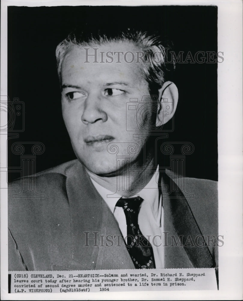 1955 Press Photo Dr Richard Sheppard - cvw15111 - Historic Images
