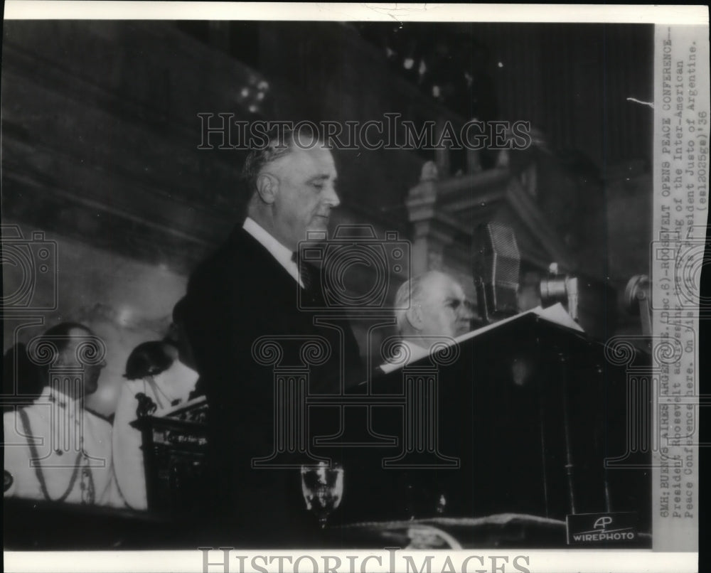 1936 Press Photo Pres. Franklin Roosevelt in President Franklin D. Roosevelt - Historic Images