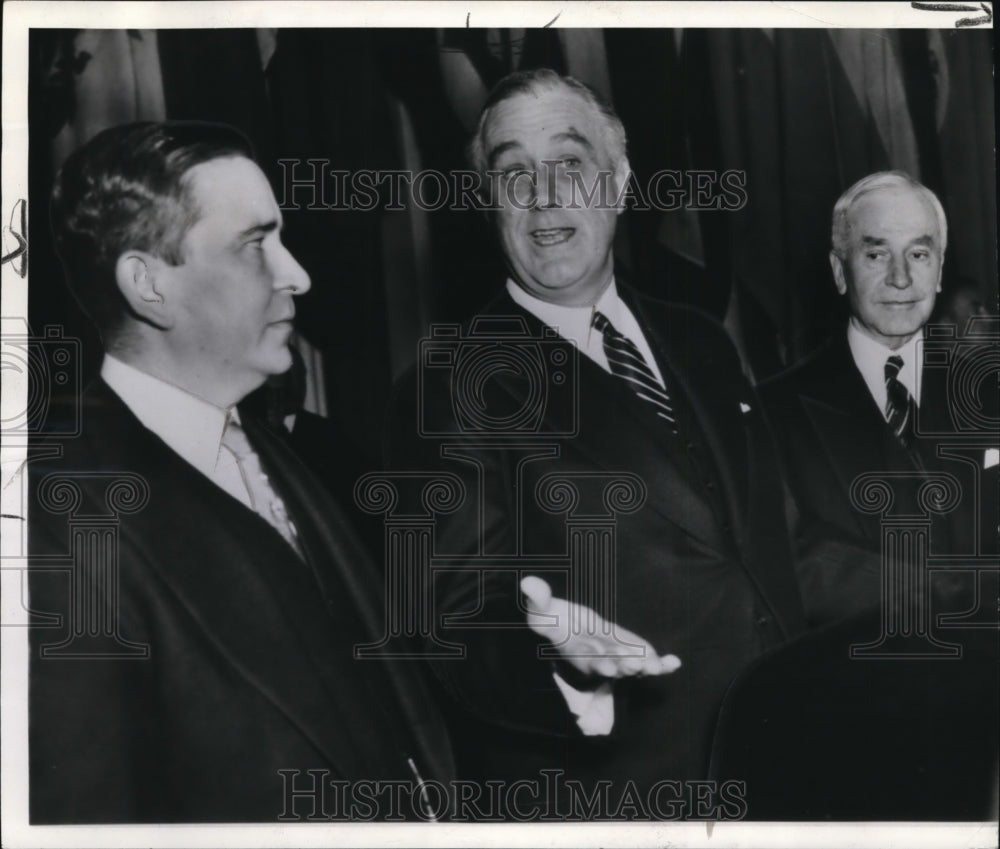 1940 Press Photo Pres. Roosevelt urges preparedness before the Governing Board - Historic Images