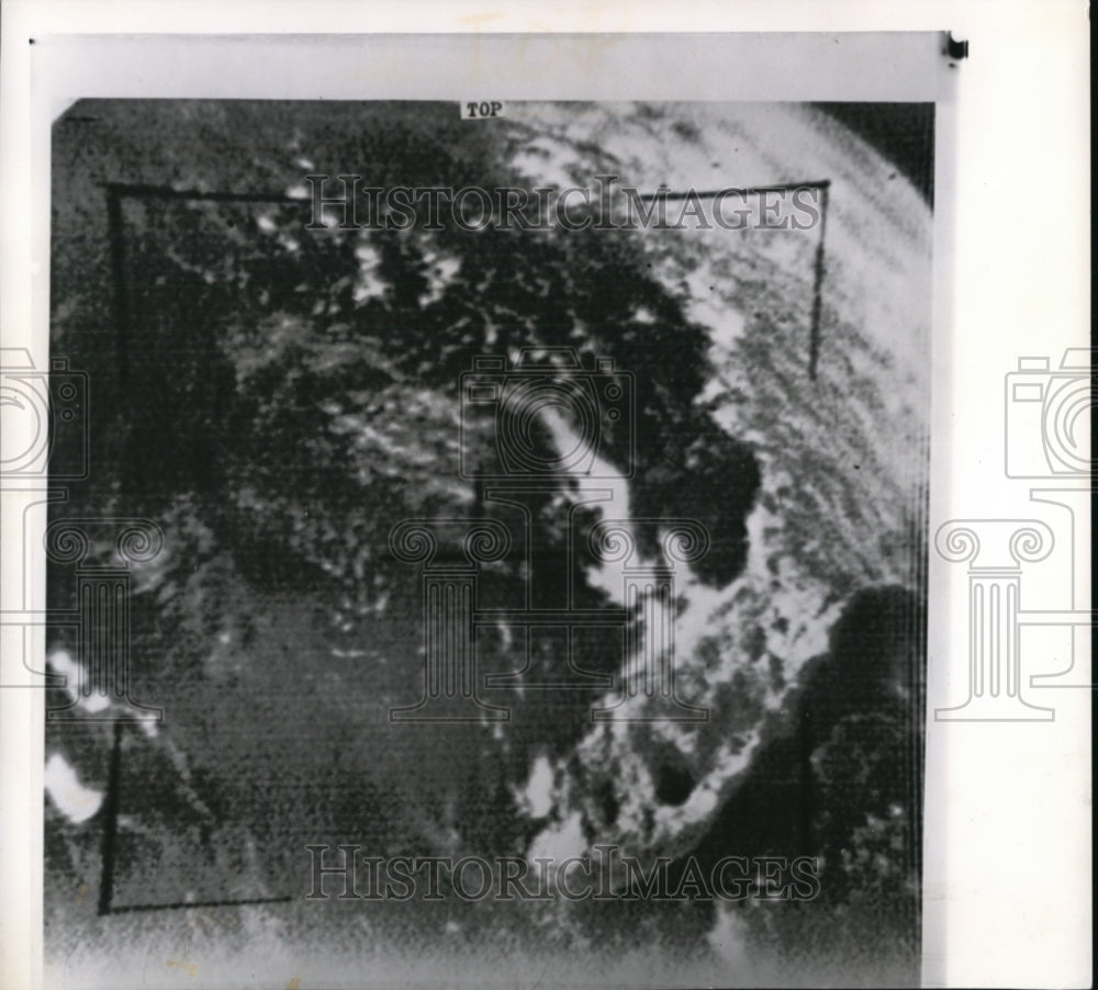 1961 Press Photo View of Earth from Tiros III satellite - cvw16965 - Historic Images