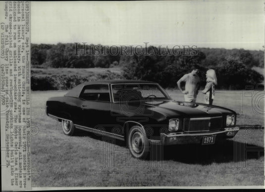 1970 Press Photo Chevrolet's 1971 Monte Carlo has Anti-Smog Upgrades - cvw17560 - Historic Images