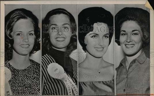 1964 Press Photo Miss America Contestants 1964, Atlantic City, N.J. - cvw17819 - Historic Images