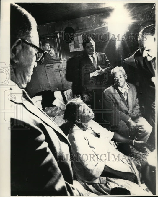 1969 Press Photo Senators McGovern & Ellender with Mr. & Mrs.George Anderson - Historic Images