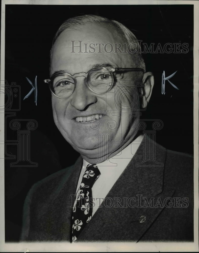 1948 Press Photo President Harry Truman, Democratic Nominee for re-elect-Historic Images