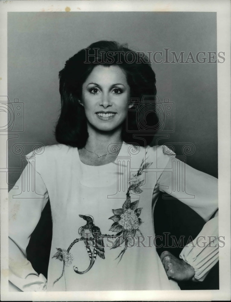 1977 Press Photo Stefanie Powers in "The Feather and Father Gang", "The Apology" - Historic Images