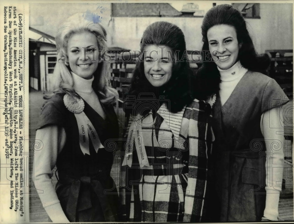 1972 Press Photo Miss America Contestants - cvw21517-Historic Images