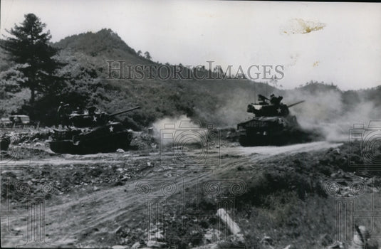 1951 Press Photo United Nations patrols continue to probe enemy territory,Kaeson - Historic Images