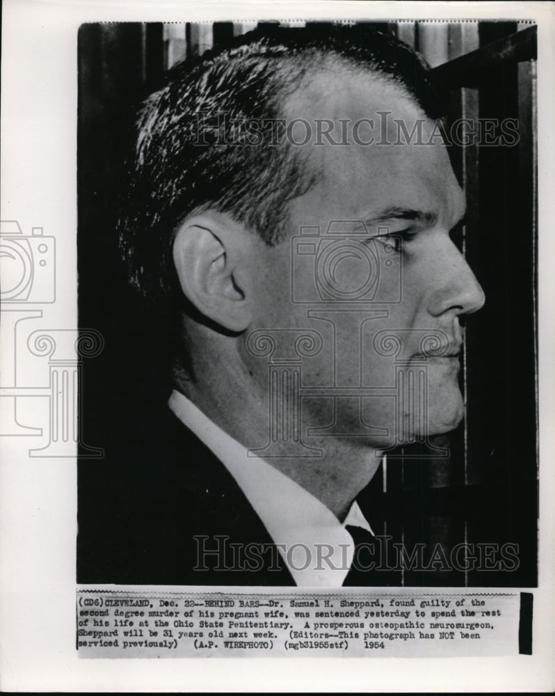 1954 Press PhotoSamuel Sheppard found guilty of second degree murder - Historic Images