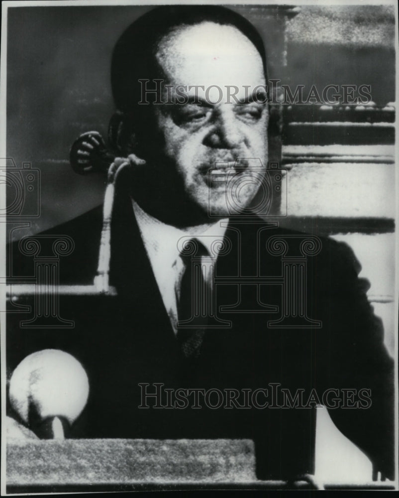 1967 Press Photo Col. George Papadopoulos, Greece&#39;s New Premier. - cvw22358 - Historic Images