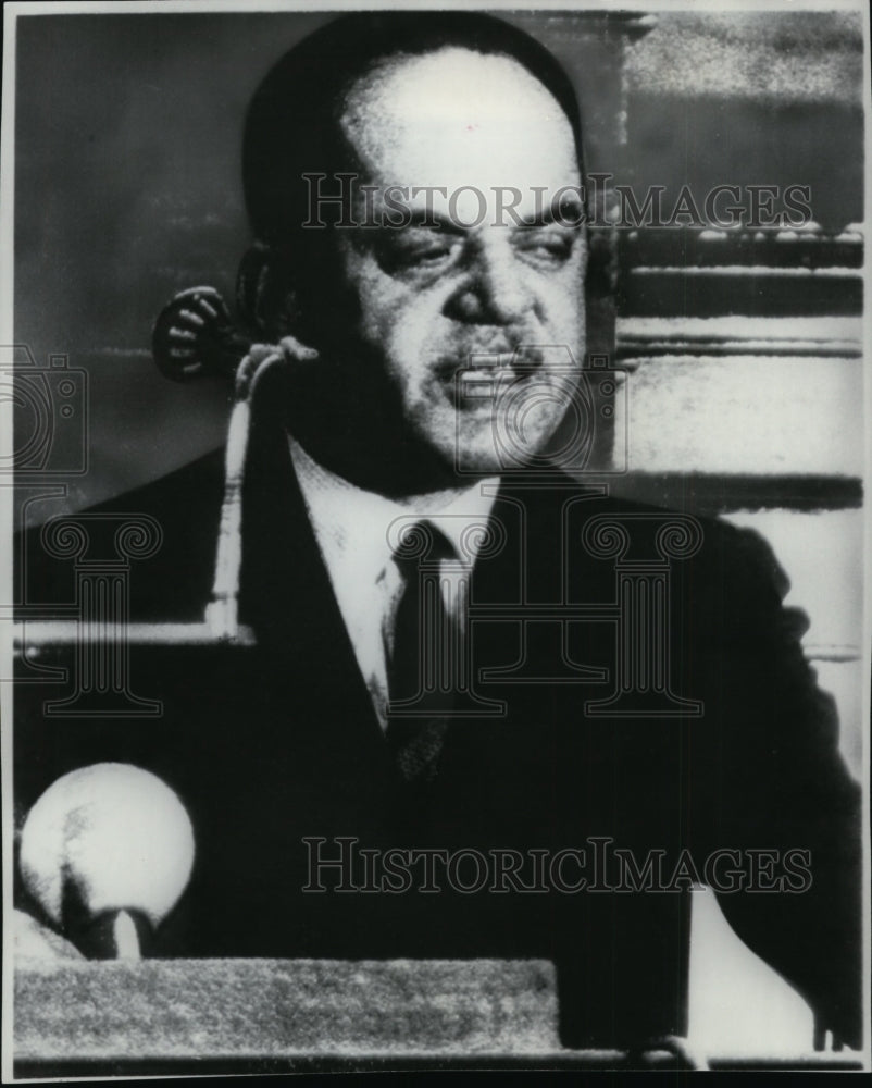 1967 Press Photo Col. George Papadopoulos, Greece's New Premier. - cvw22358 - Historic Images