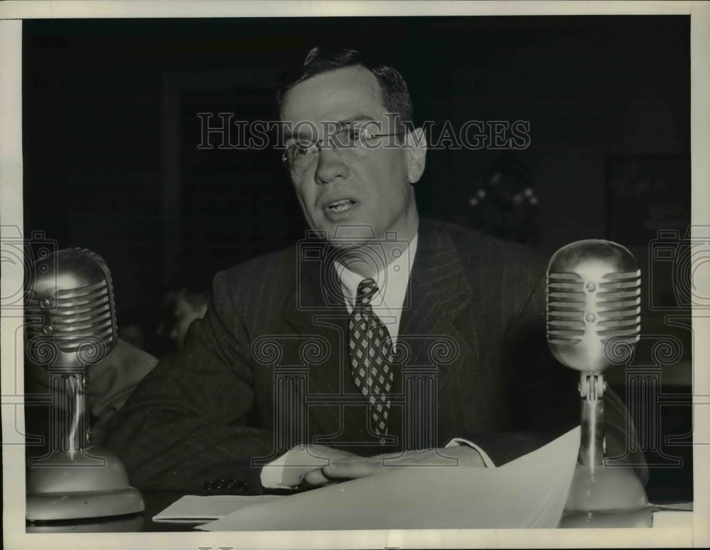 1954 Press Photo William McChesney Martin, chairman of the Federal Reserve Board-Historic Images