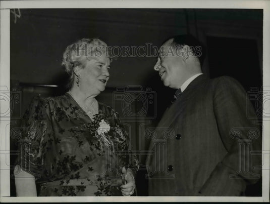 1939 Press Photo Mrs Dolly Gann- Forward to 40 Pre-Campaign in Washington DC - Historic Images