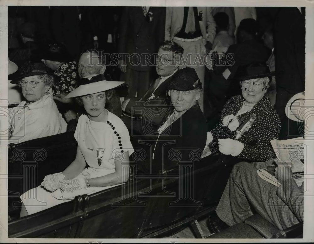 1936 Press Photo Mrs William H Good at opening of Democratic National Convention - Historic Images