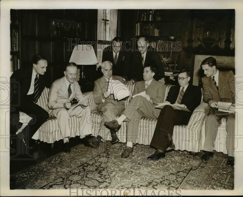 1944 Press Photo International Security, Delegates gathered in Washington, D.C. - Historic Images