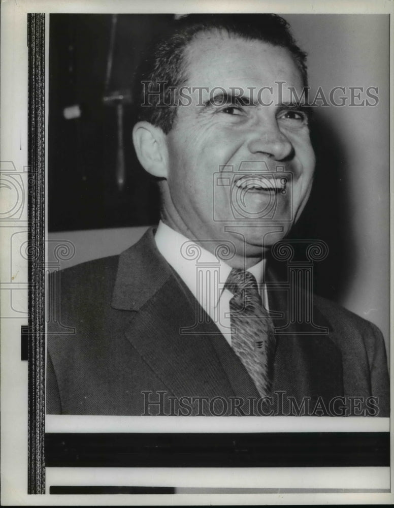 1960 Press Photo Vice President Richard Nixon - cvw23793 - Historic Images