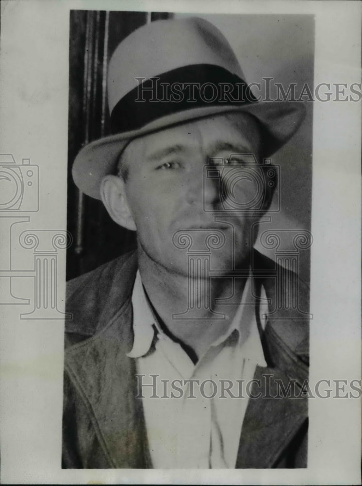 1934 Press Photo Lloyd Boyer arrested and will be charge for murder 5 years ago - Historic Images